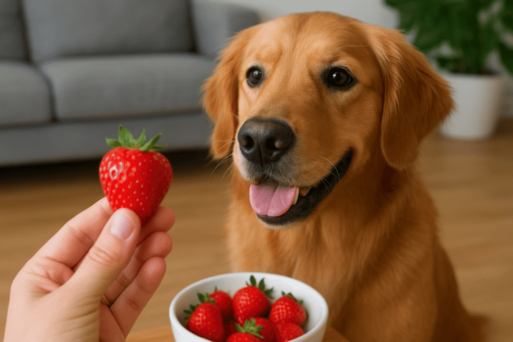 Can-dogs-eat-strawberry